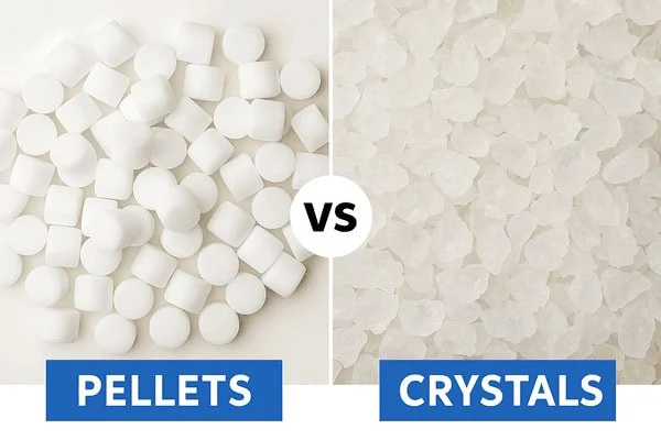 Salt Pellets vs Salt Crystals